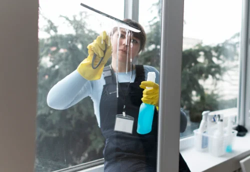 Nettoyage de vitres intérieures et extérieures à Aussac-Vadalle